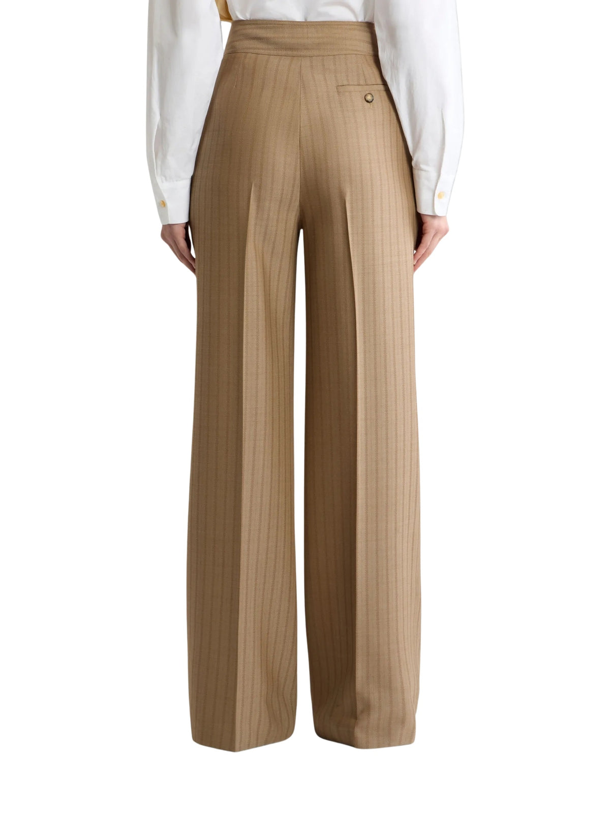 Pantaloni in lana jacquard a righe<BR/> Etro Milano WREA0073 99TJ213V3826 