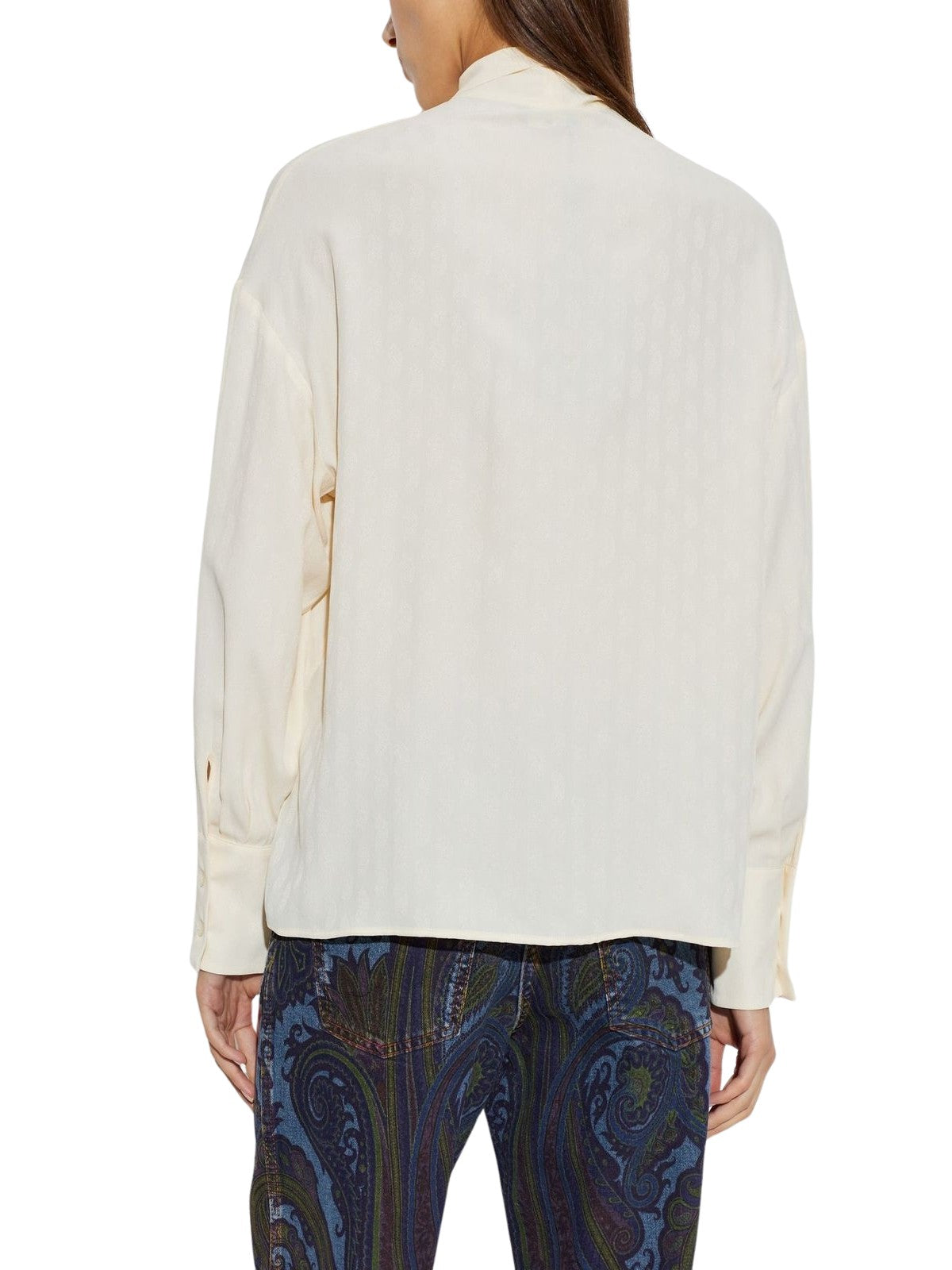 Camicia con fiocco al collo<BR/> Etro Milano WRIA0077 99TJAA2W0414 