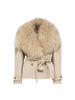 Trench corto in lana