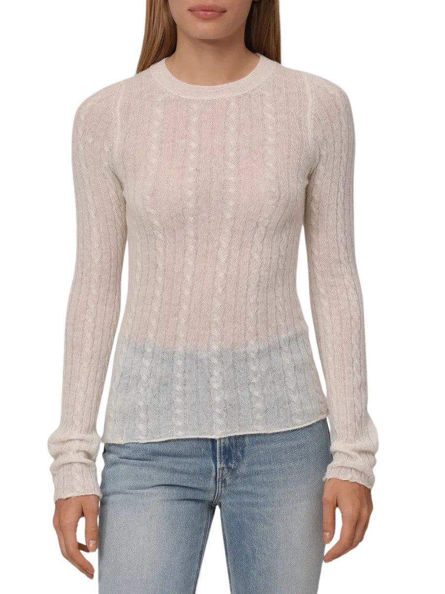 Maglione in lana color avorio Haikure HEW07122 MC080PXT0551 