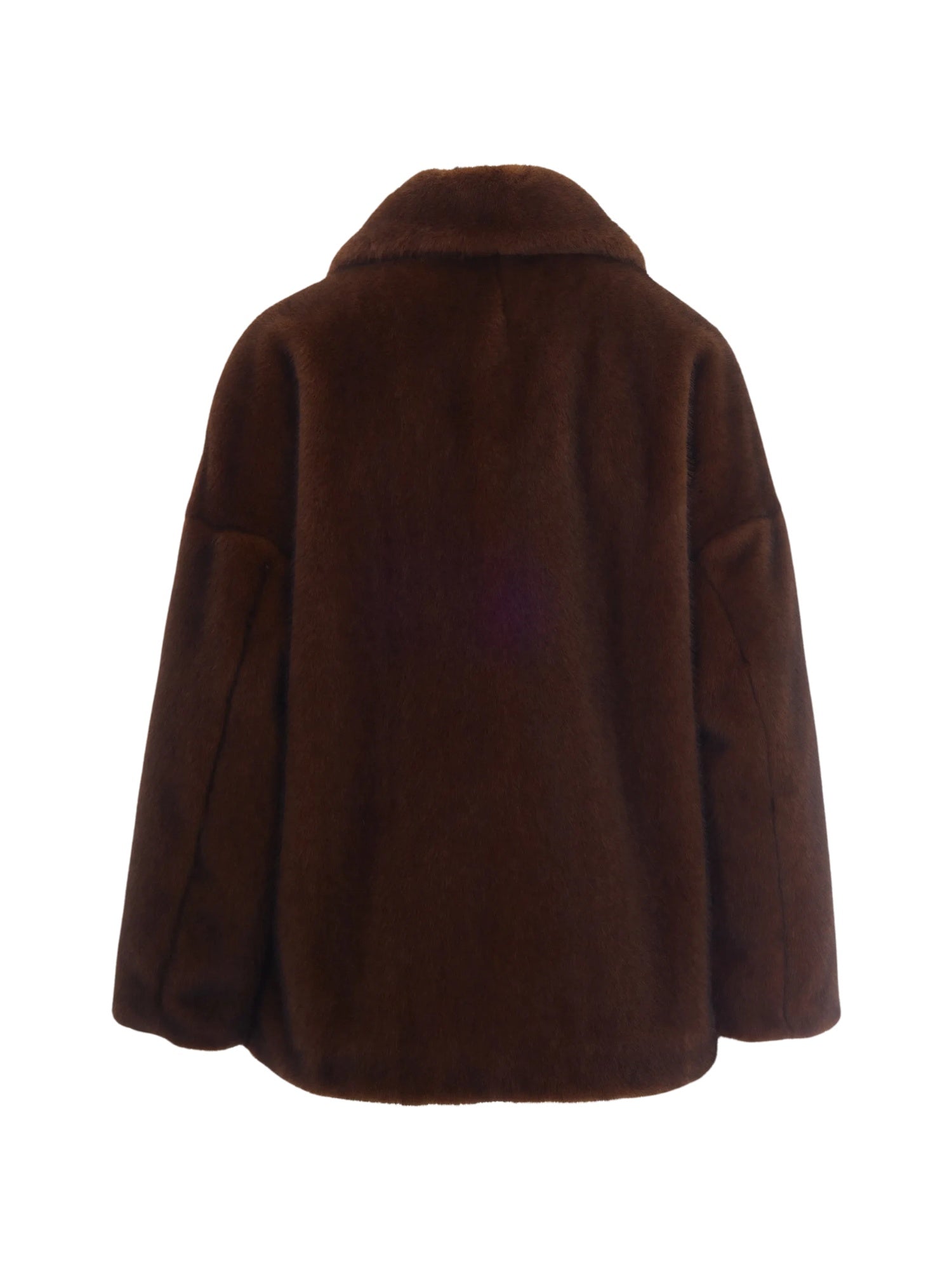 Cappotto in eco-pelliccia con tasche applicate Herno GC000600D 127398800 