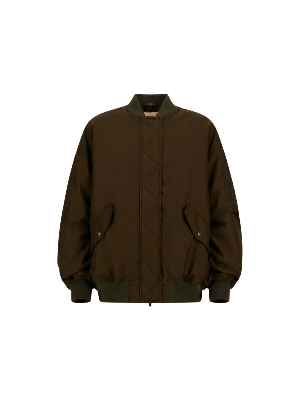 Bomber in gabardine con bordi trapuntati<BR/> Herno GI000442D 128787740 