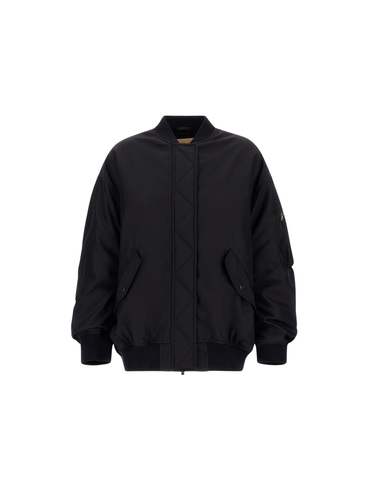 Bomber in gabardine con bordi trapuntati<BR/> Herno GI000442D 128789300 