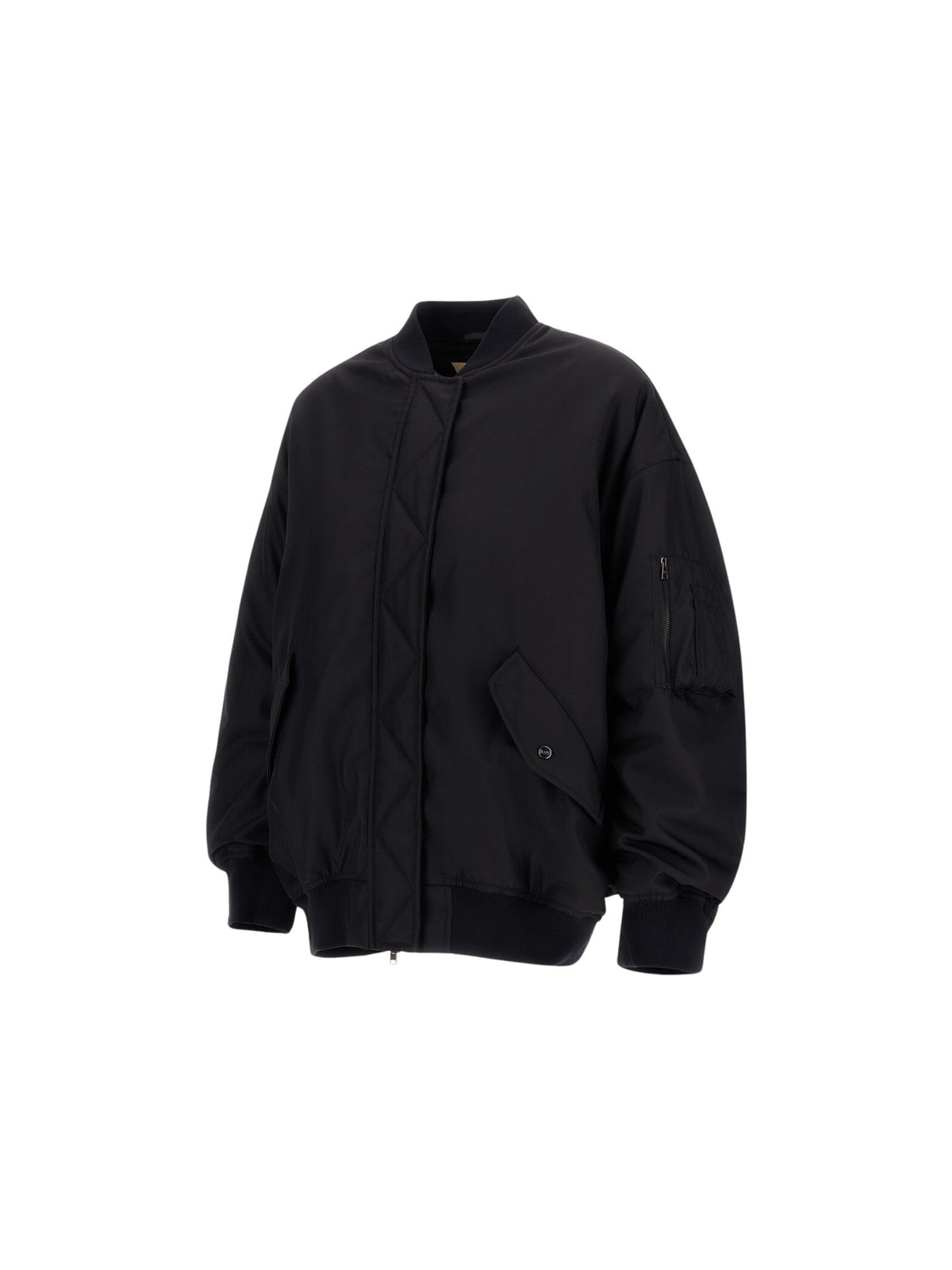 Bomber in gabardine con bordi trapuntati<BR/> Herno GI000442D 128789300 