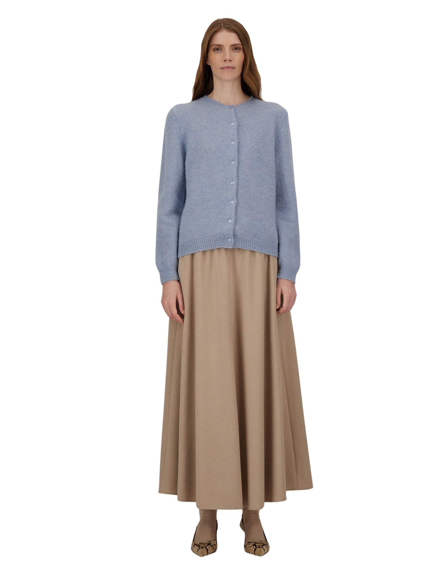 Gonna resort in flanella tocco cashmere Herno GN00028DR 129341985 