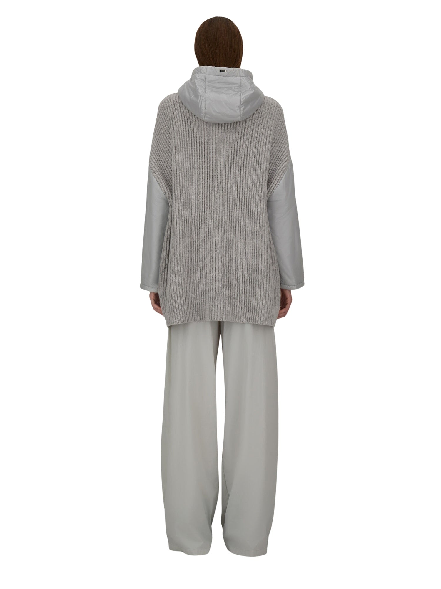 Giacca resort in pura lana a costa inglese e nylon ultralight Herno MC00036DR 702649404 