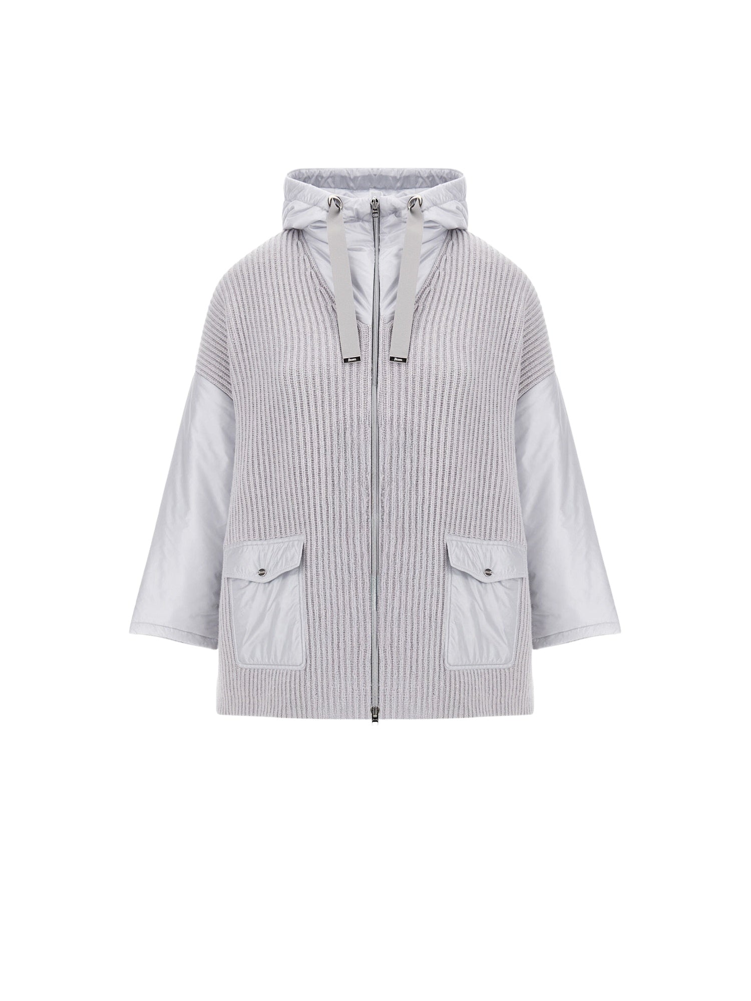 Giacca resort in pura lana a costa inglese e nylon ultralight Herno MC00036DR 702649404 