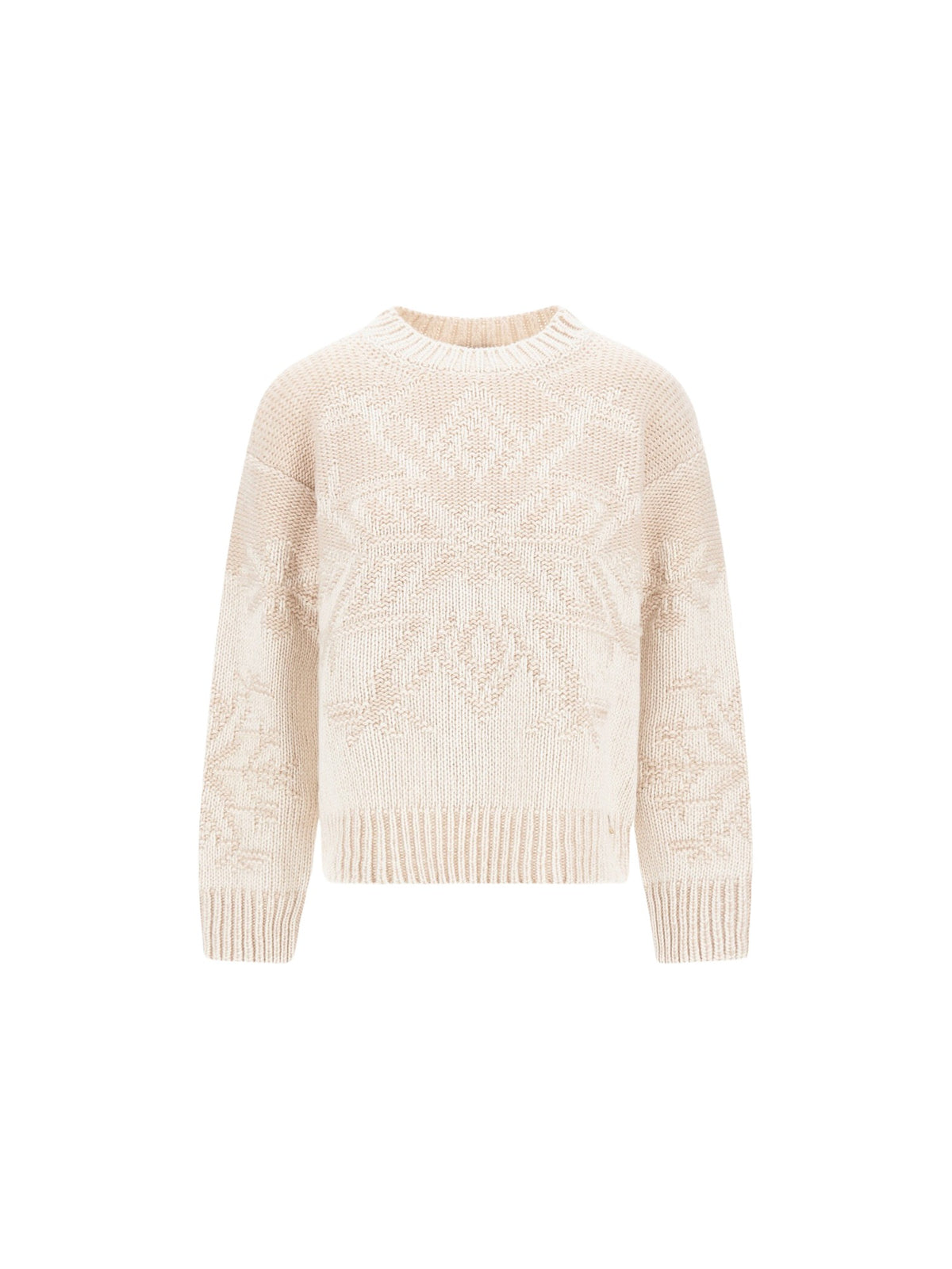Maglione con inserto vanisé e motivo a fiocchi di neve Herno MG000258D 703811985 