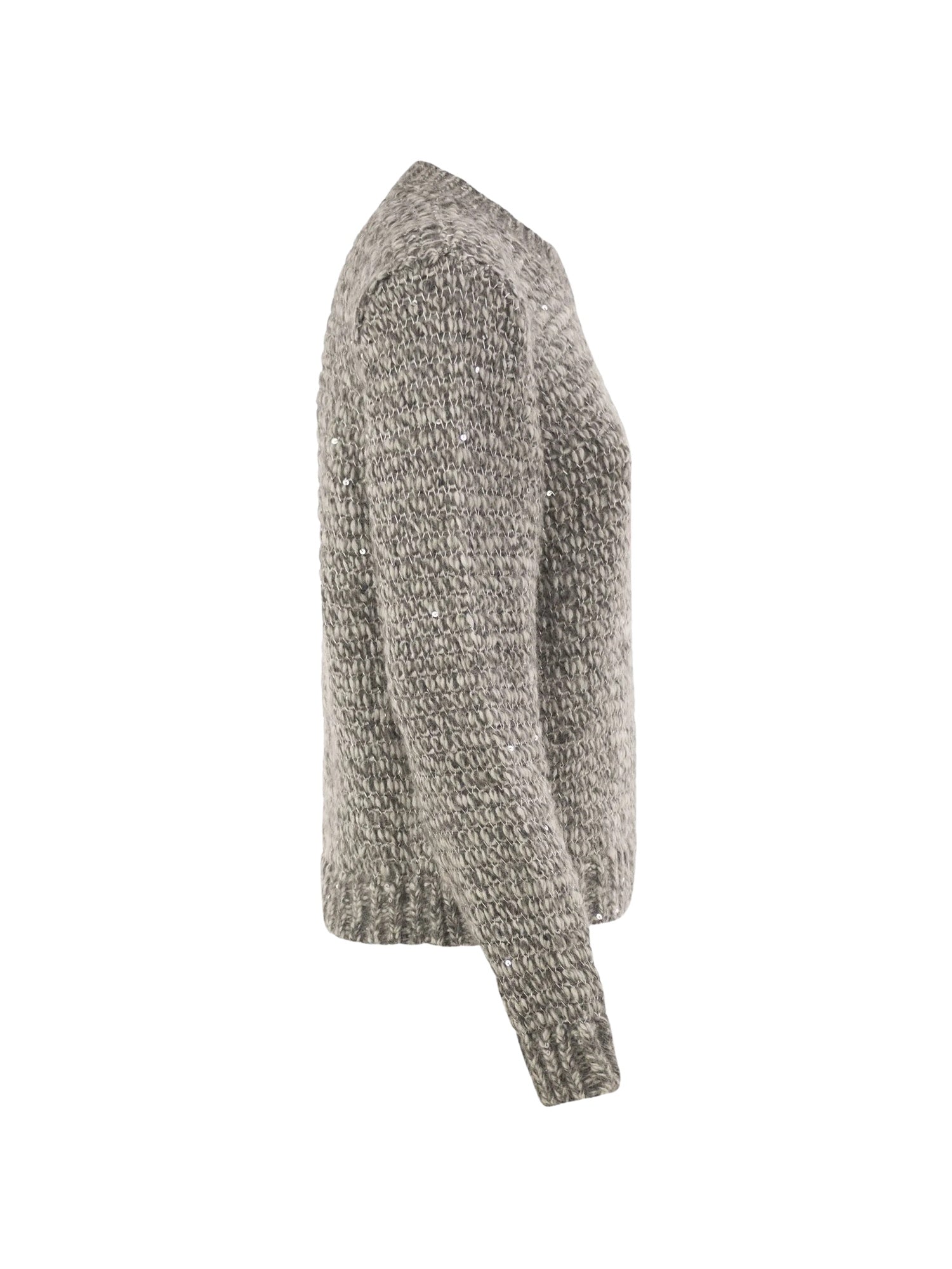 Maglione in maglia testurizzata con paillettes Herno MG00050DR 703359460 