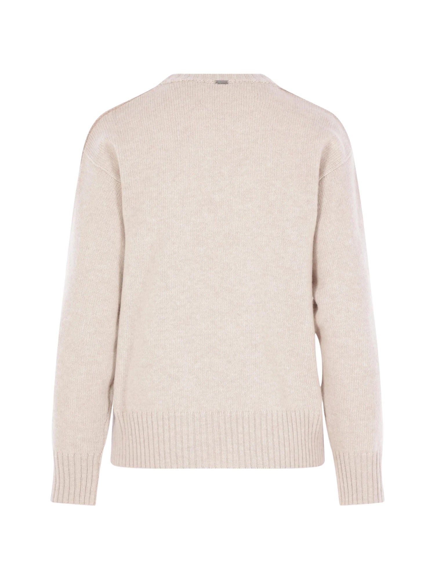 Maglione a costine con banda bouclé<BR/> Herno MG00062DR 701001985 