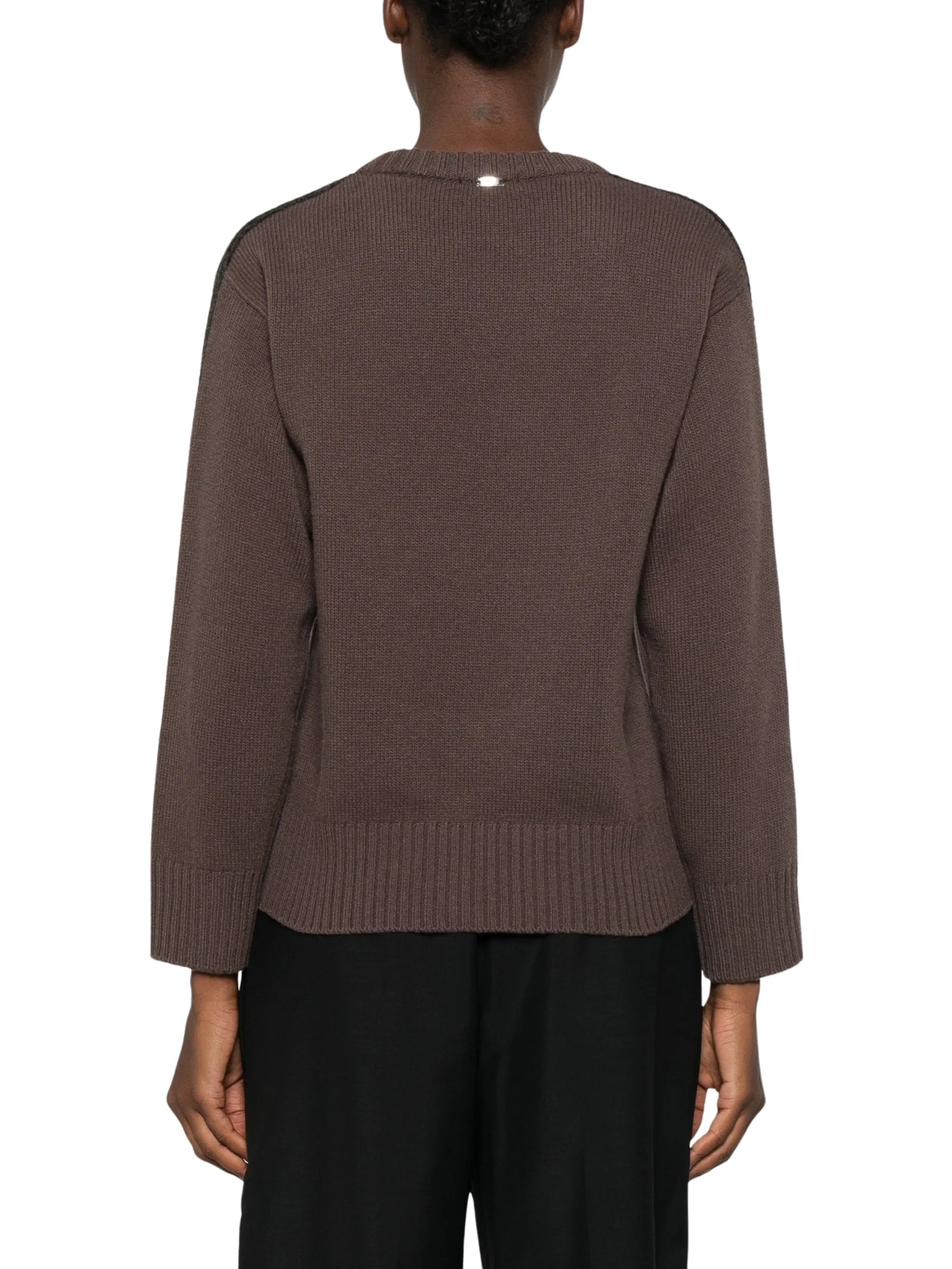 Maglione a coste con righe a contrasto Herno MG00062DR 701008810 