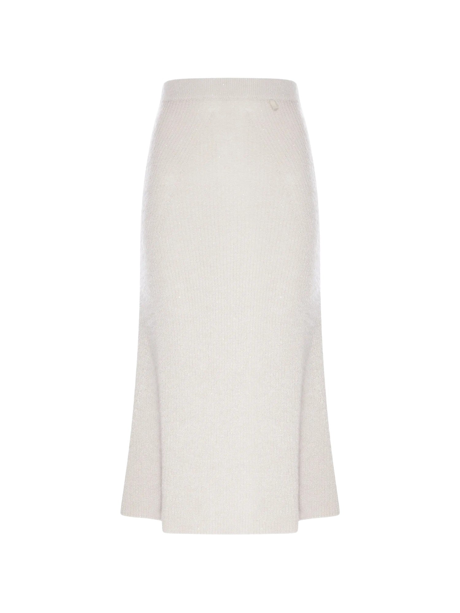 Gonna in maglia a coste con paillettes<BR/> Herno MGN00003D 703601985 