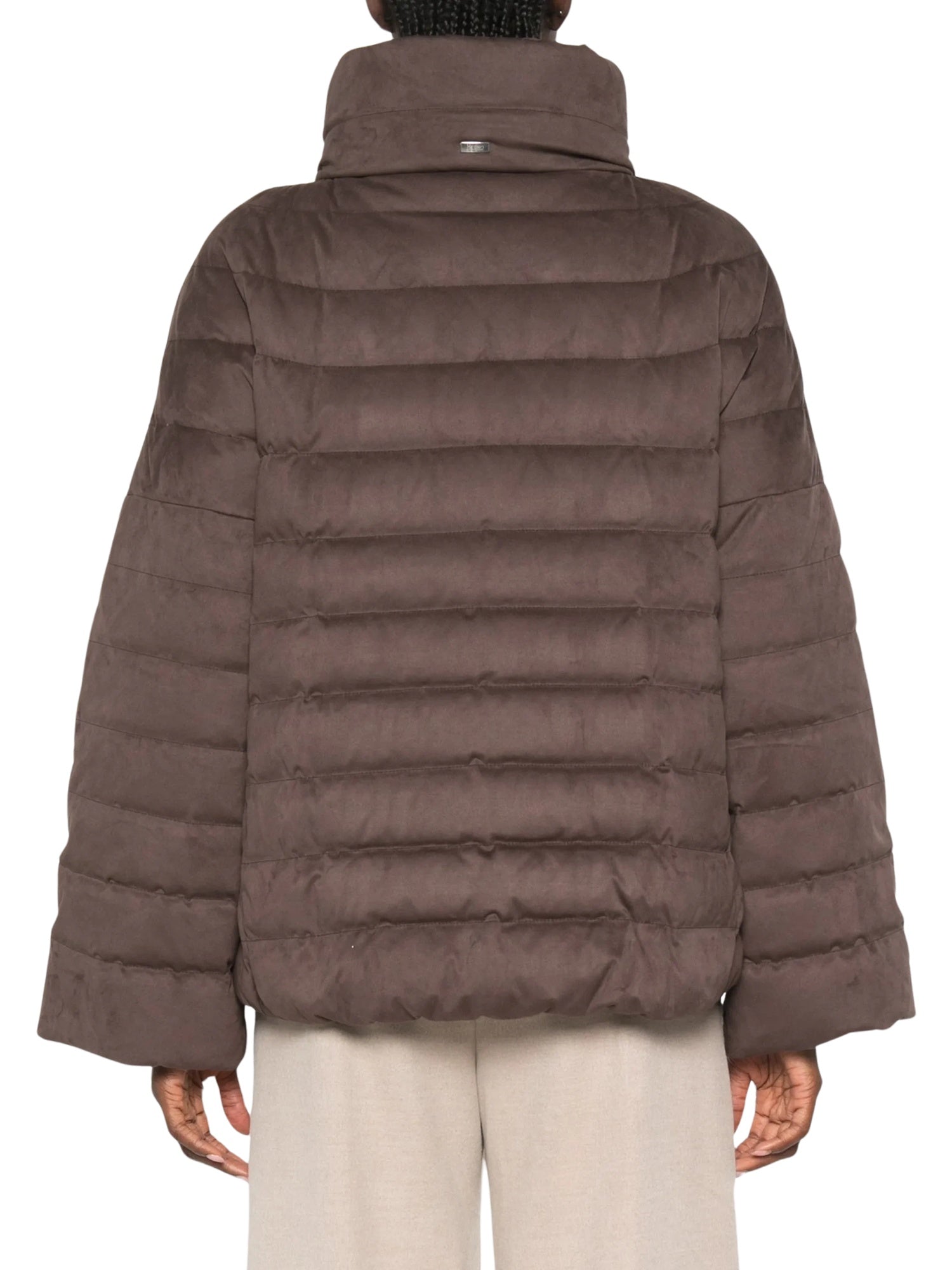 Giacca trapuntata effetto camoscio<BR/> Herno PI00178DR 124548993 
