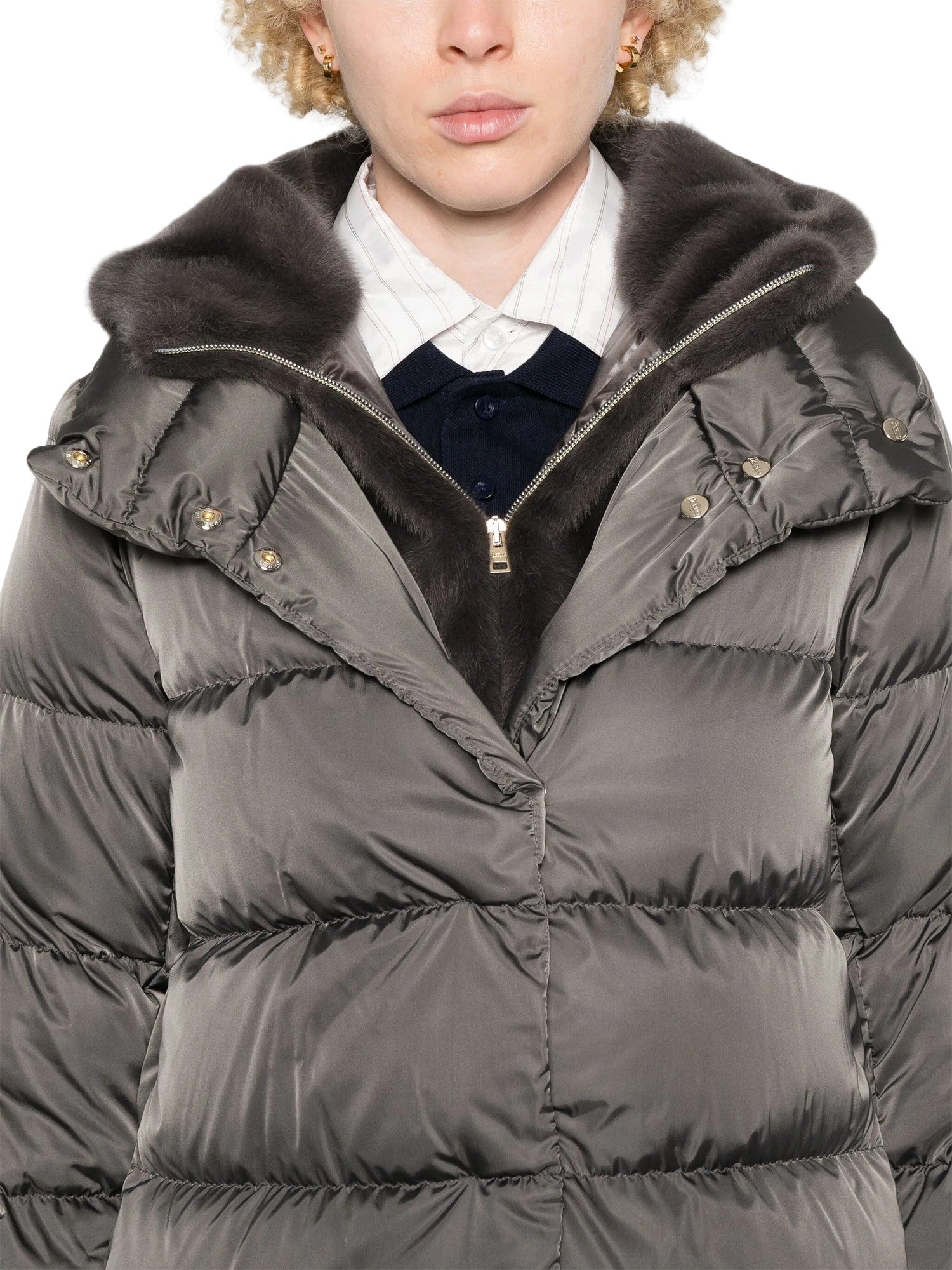 Cappotto piumino trapuntato con cappuccio Herno PI001934D 12170Z9480 