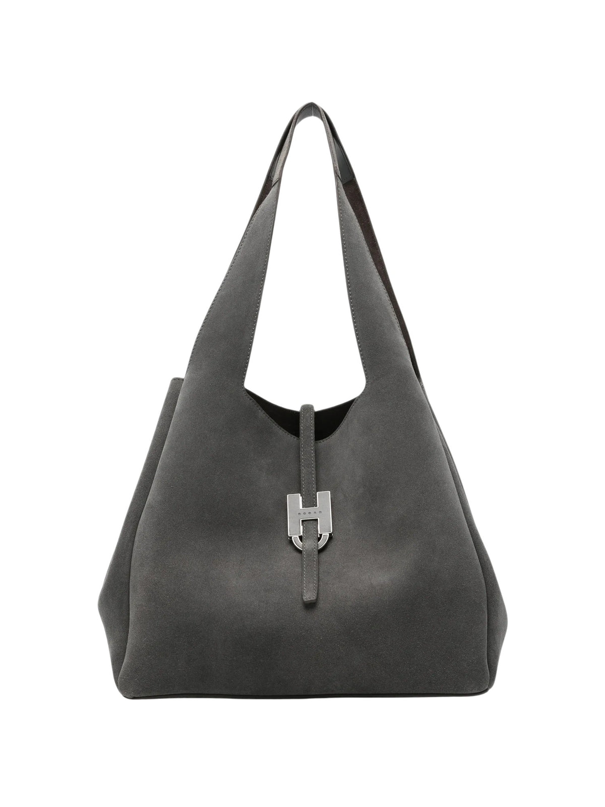 Borsa a mano in suede HOGAN KBW01XA1300UGMB401 PIOMBO 