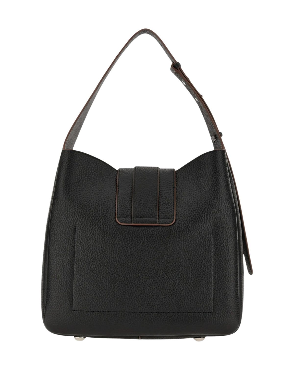 Borsa a spalla con dettaglio nappine<BR/> HOGAN KBW01XS0200TH1B999 NERO 
