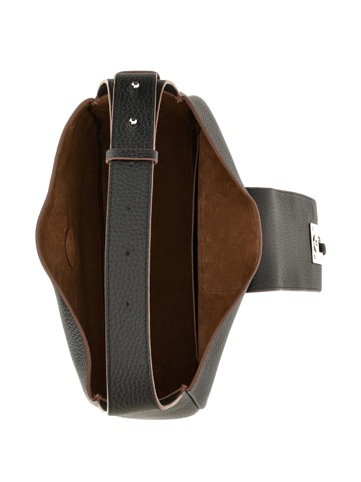 Borsa a spalla con dettaglio nappine<BR/> HOGAN KBW01XS0200TH1B999 NERO 