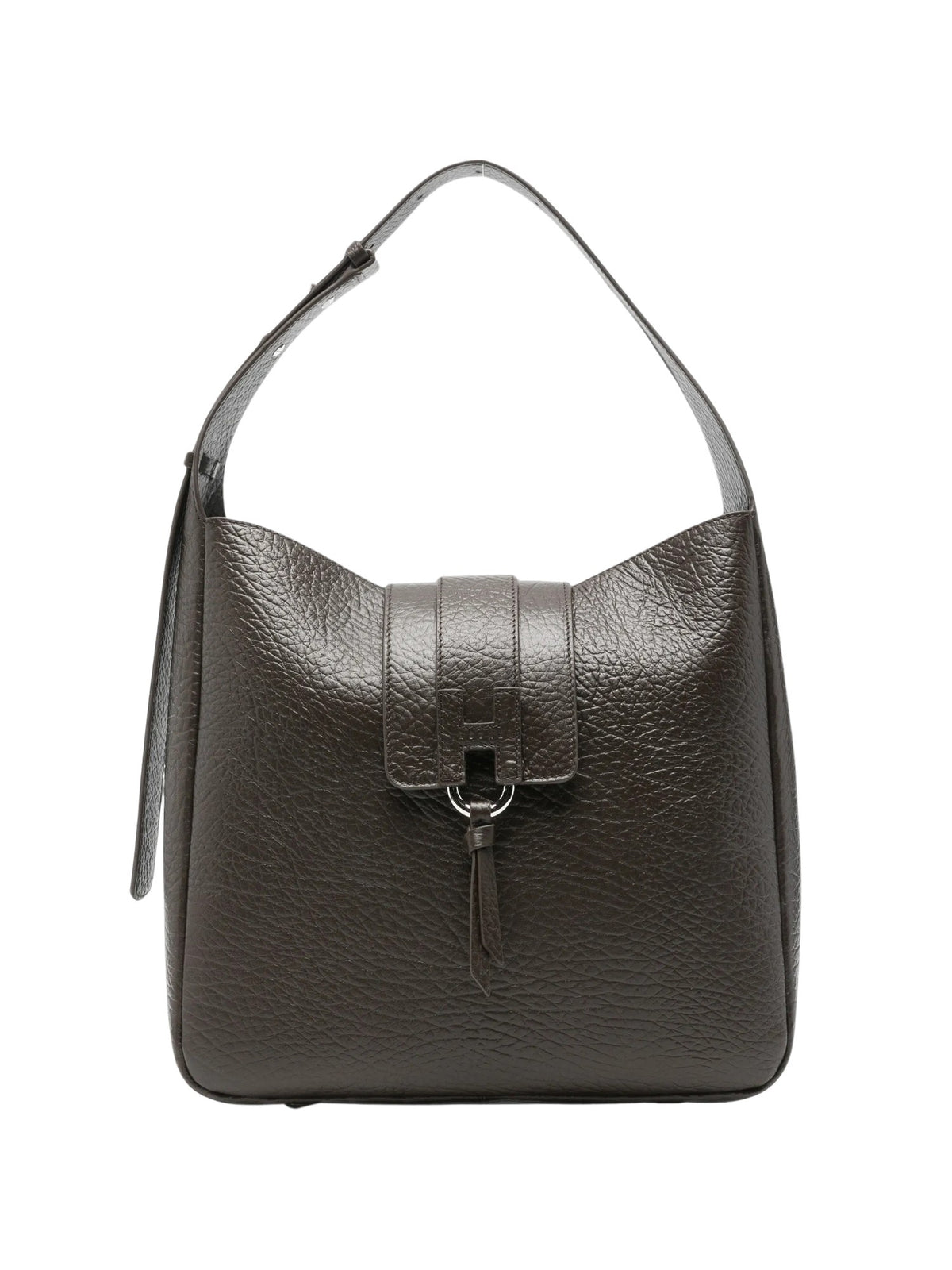 Borsa a mano in pelle martellata HOGAN KBW01XS0201VJGS808 PALISSANDRO 
