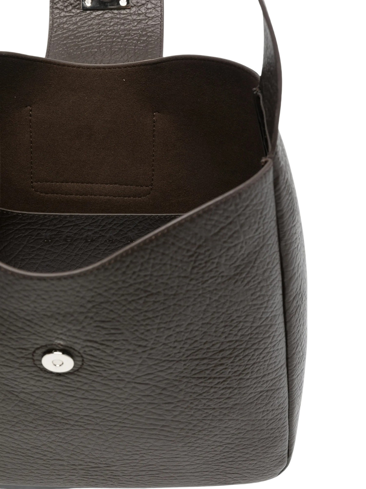 Borsa a mano in pelle martellata HOGAN KBW01XS0201VJGS808 PALISSANDRO 