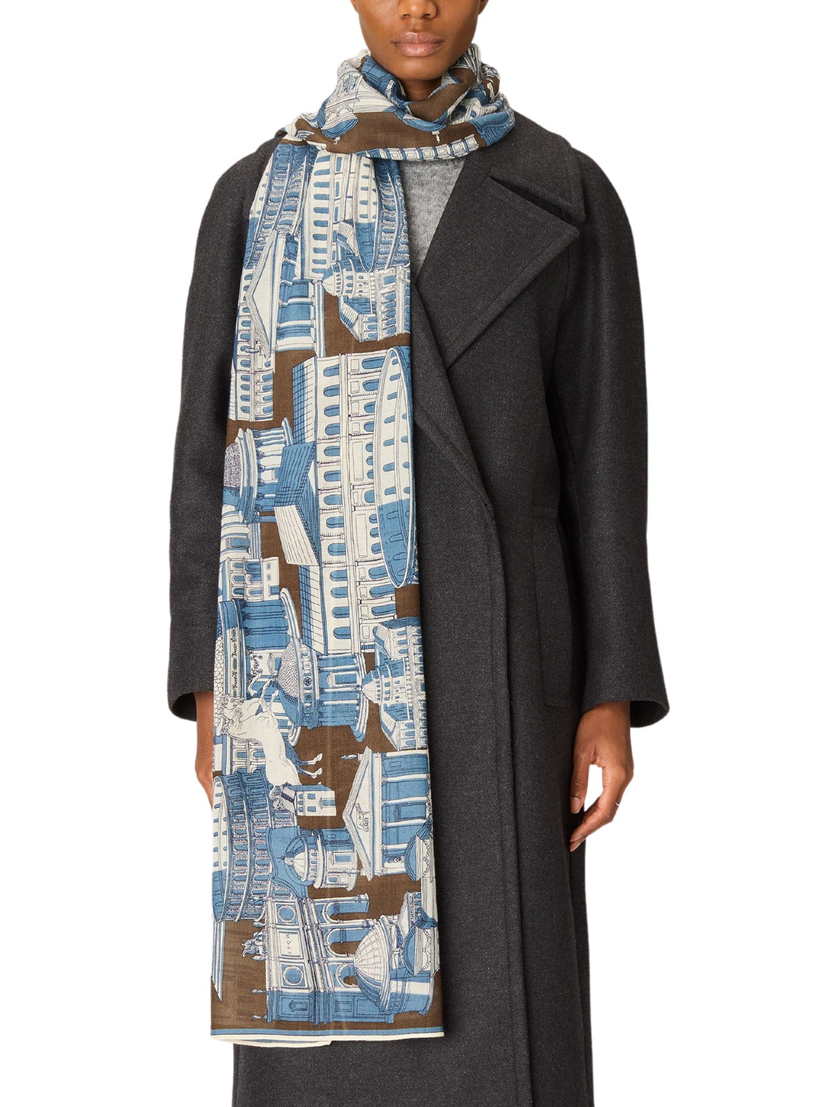 Sciarpa 55 Roma INOUI ET24ROM20 KHAKI 