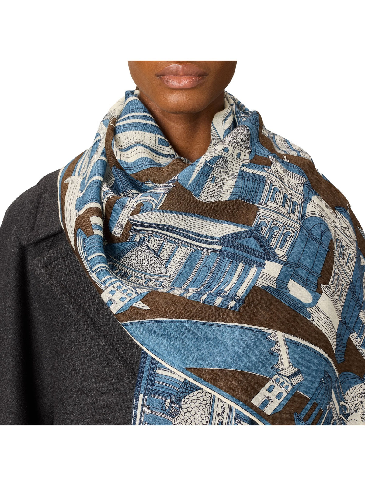 Sciarpa 55 Roma INOUI ET24ROM20 KHAKI 