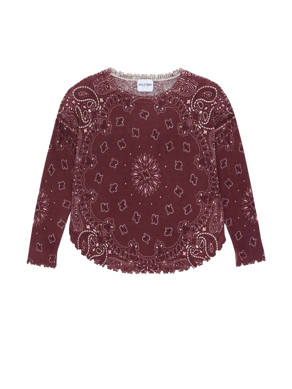 Maglione Mela Bandana in maglia Kujten F2913 2622 