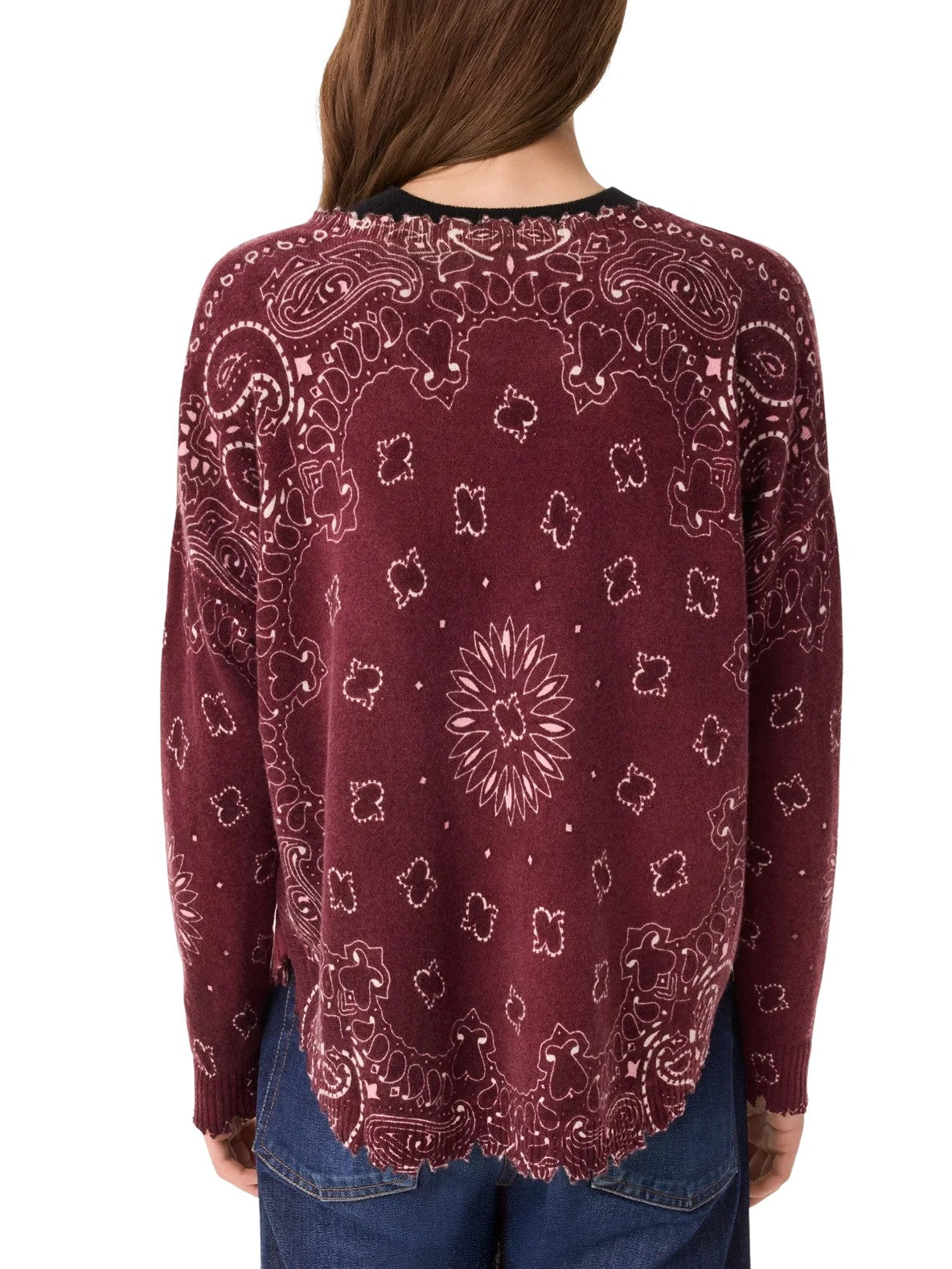 Maglione Mela Bandana in maglia Kujten F2913 2622 