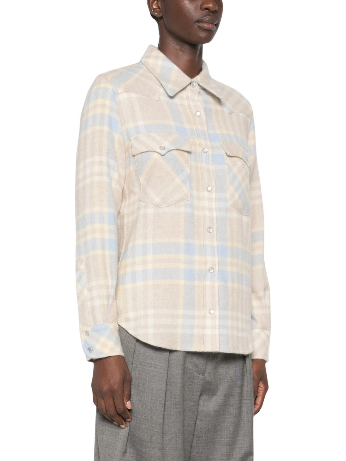 Camicia Lumber button-up a quadri<BR/> Kujten F4754 2620 