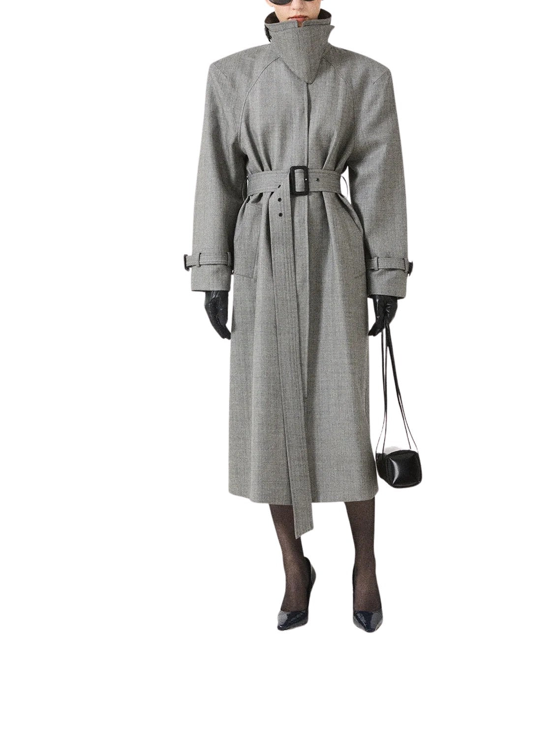 Cappotto con cintura LA PISCINE WC003 B07 