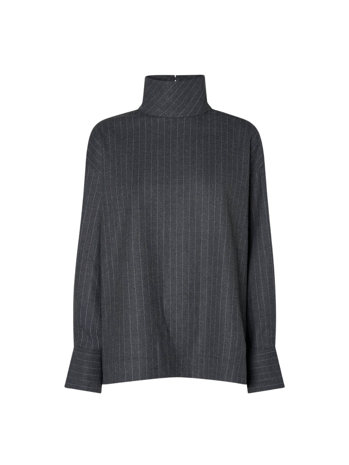 Blusa a collo alto con motivo gessato LA PISCINE WS001 102 