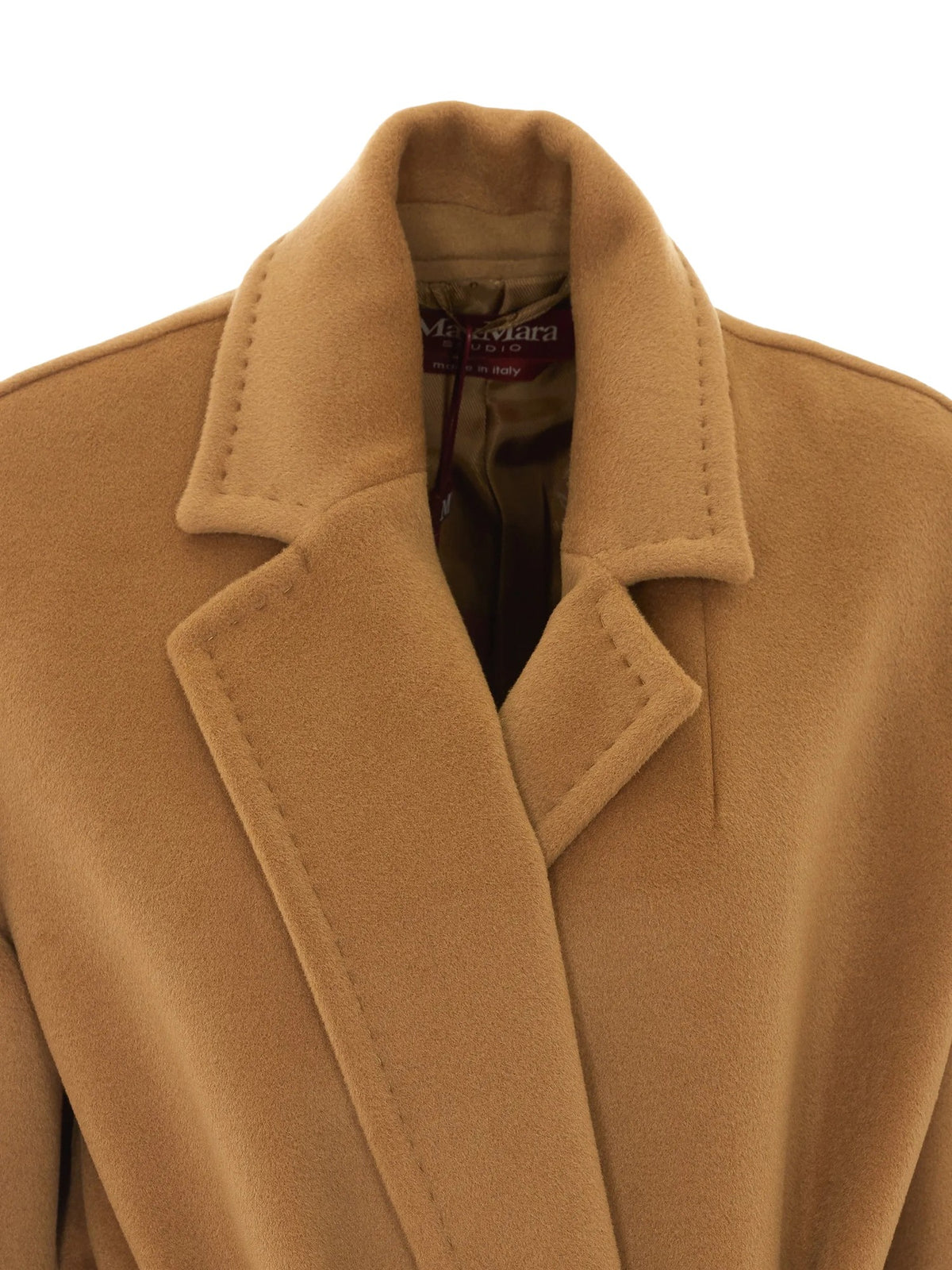 Cappotto con cintura in lana vergine<BR/> MAX MARA S 26260160926000 002 