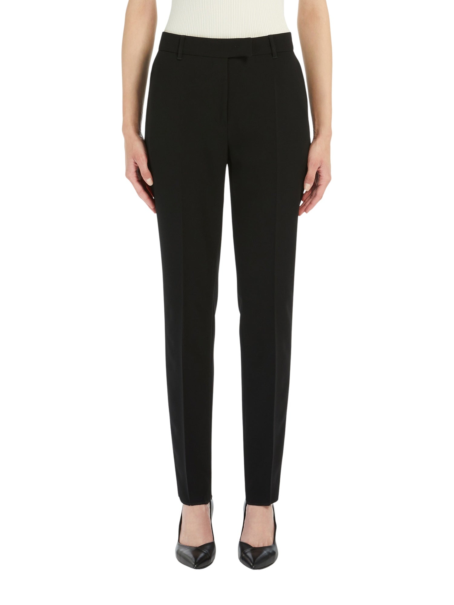 Pantalone dritto in cady<BR/> MAX MARA S 2626136035600 001 
