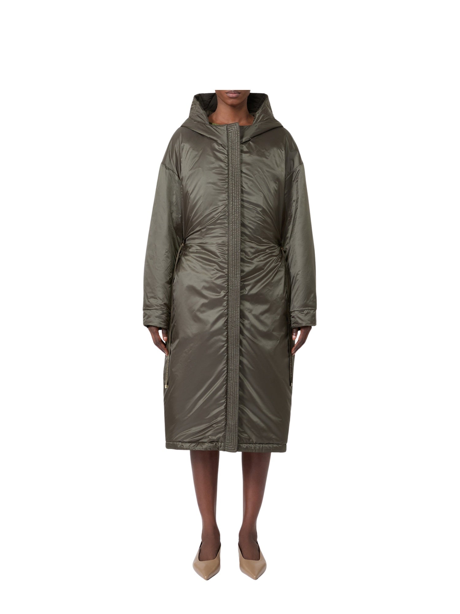 Parka imbottito reversibile lungo in radzmir e tela antigoccia<BR/> MAX MARA S 2629496014600 012 