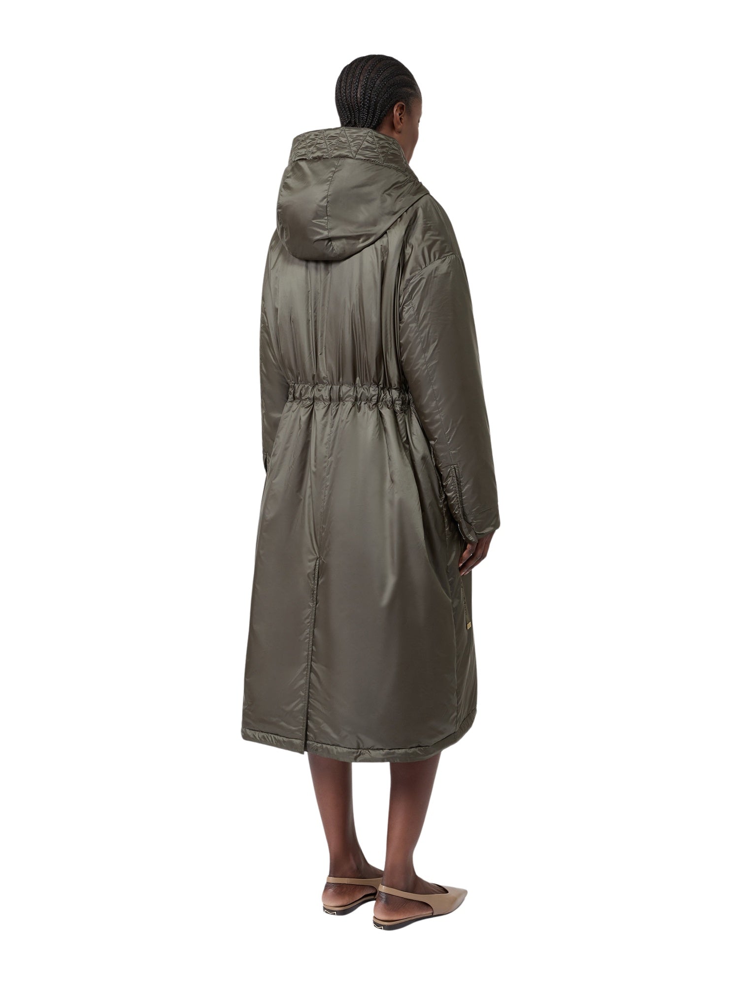 Parka imbottito reversibile lungo in radzmir e tela antigoccia<BR/> MAX MARA S 2629496014600 012 