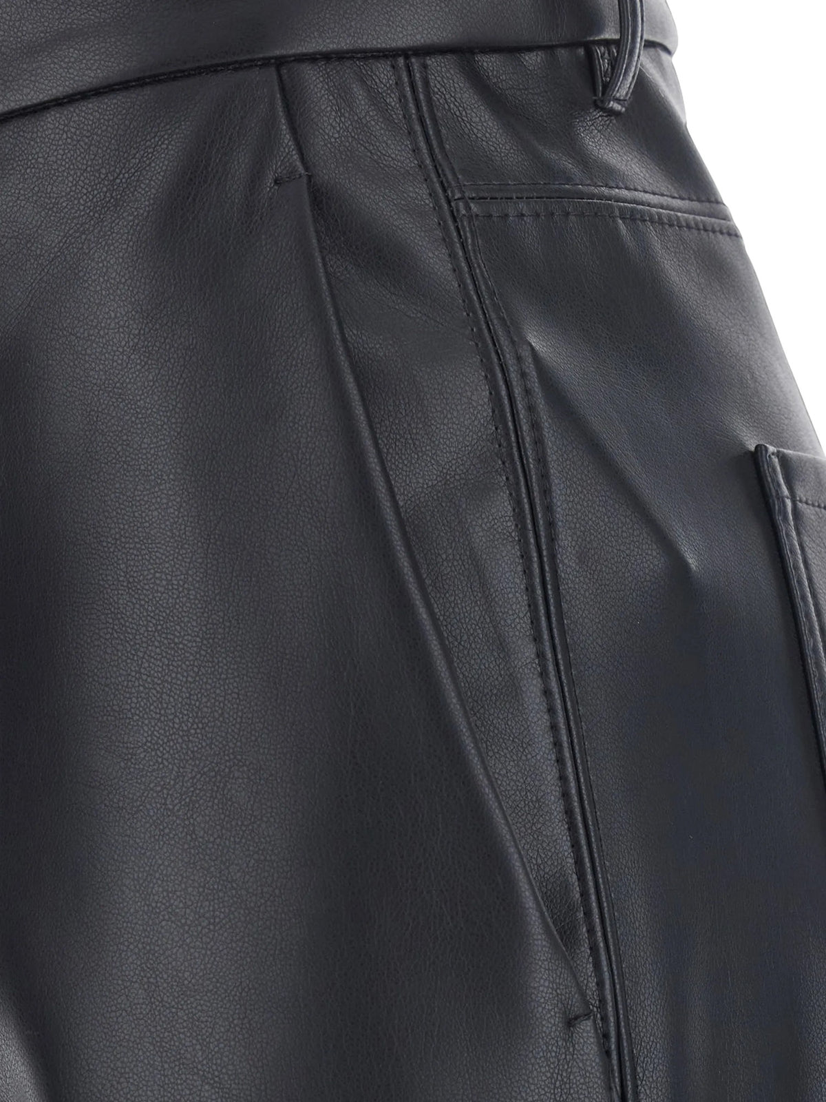Pantaloni a gamba dritta in ecopelle<BR/> MAX MARA S 2629786043600 005 