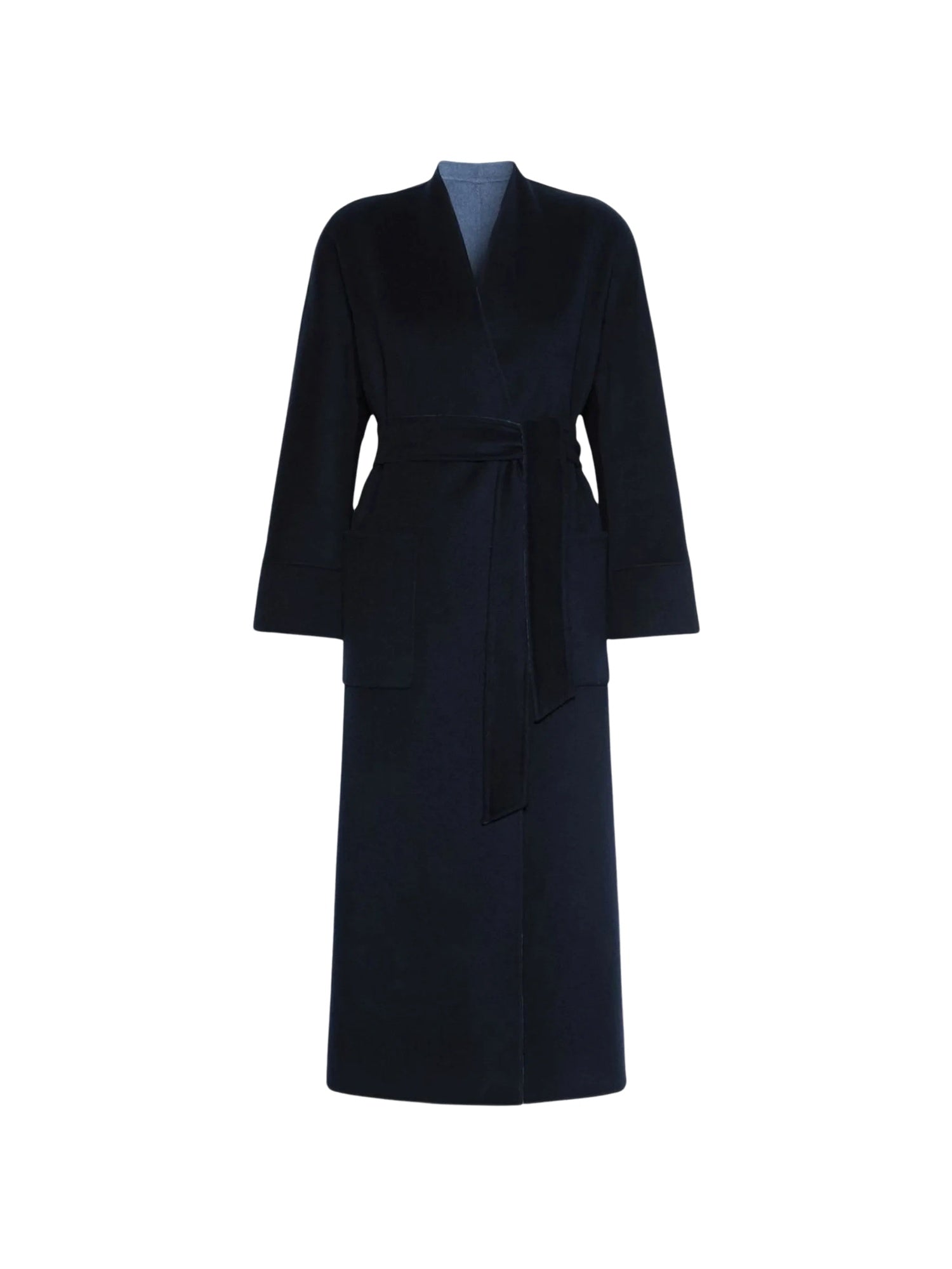 Cappotto reversibile in lana vergine con cintura<BR/> Max Mara Studio 2626016041600 002 