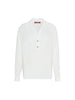 Camicia polo in crêpe de Chine