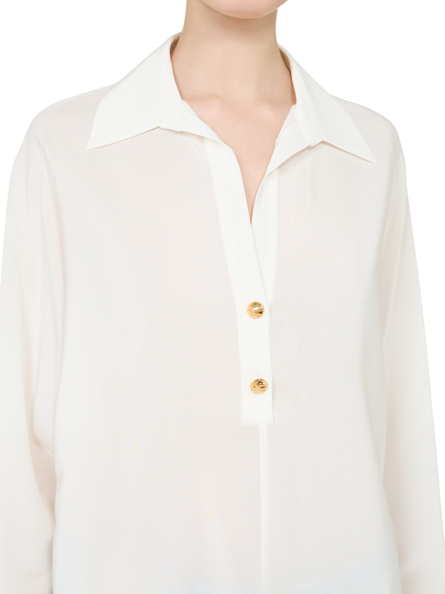 Camicia polo in crêpe de Chine Max Mara Studio 2626116061600 008 