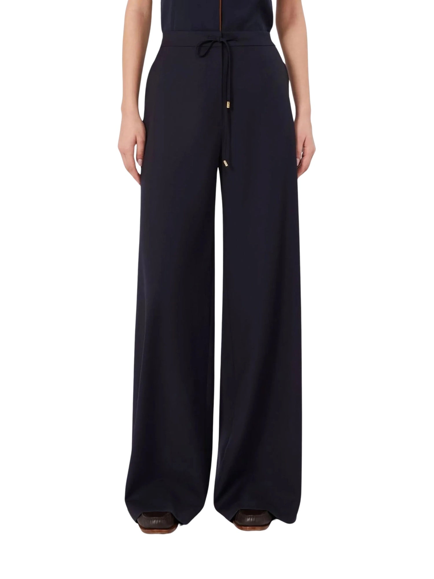 Pantaloni a gamba larga con coulisse<BR/> Max Mara Studio 2626136031600 008 