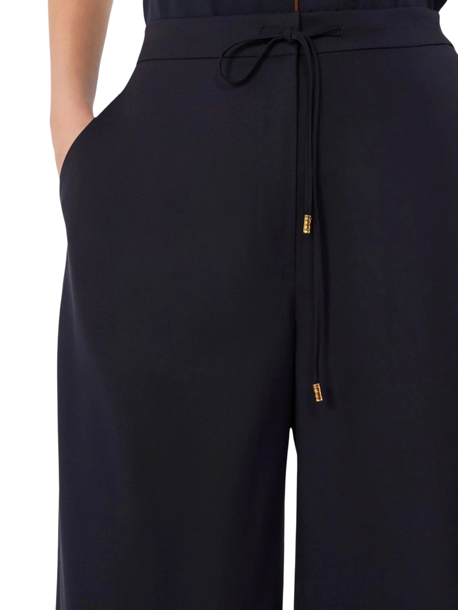 Pantaloni a gamba larga con coulisse<BR/> Max Mara Studio 2626136031600 008 