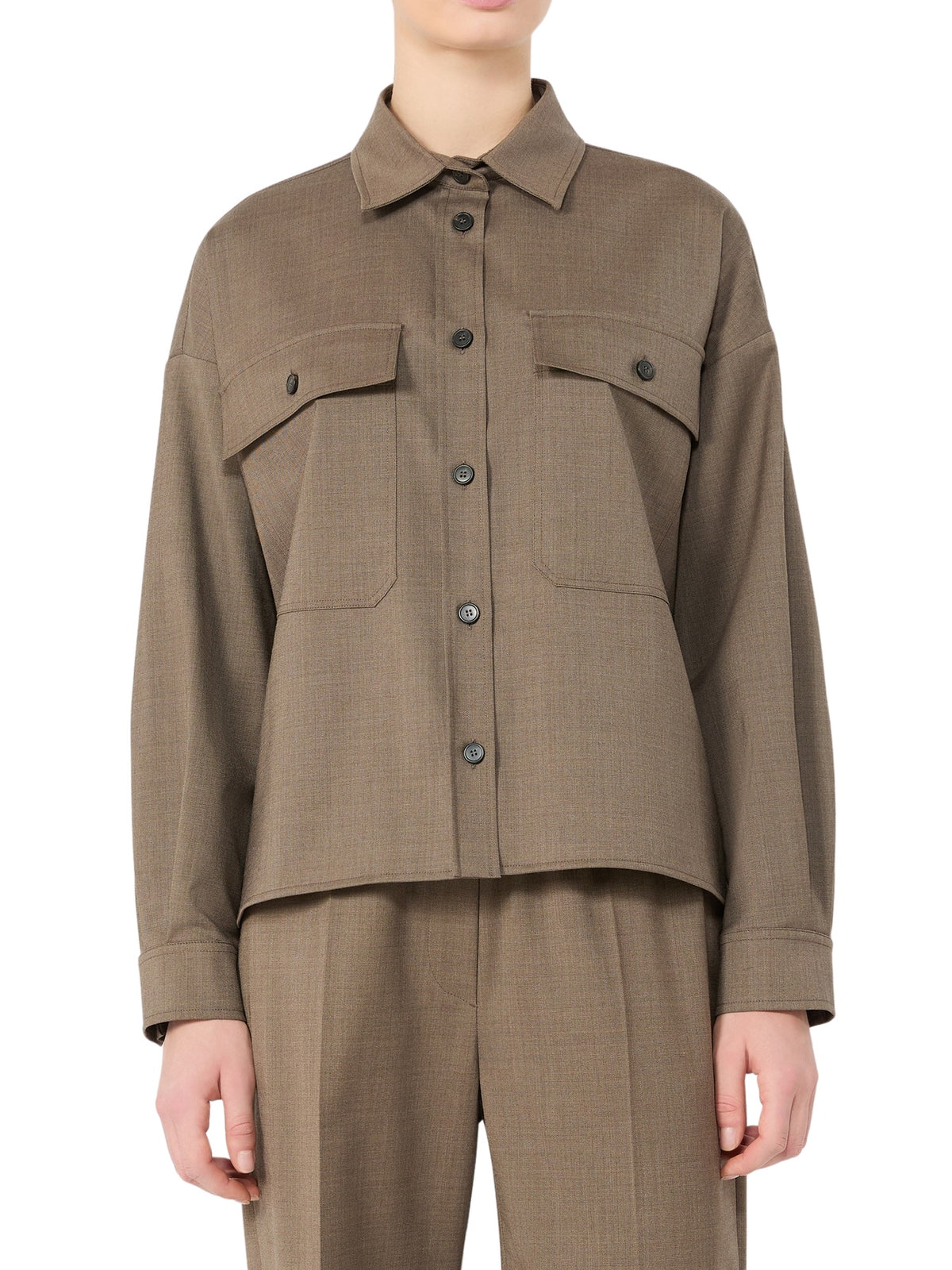 Giacca in batavia di lana stretch Max Mara Weekend 2625046092600 001 