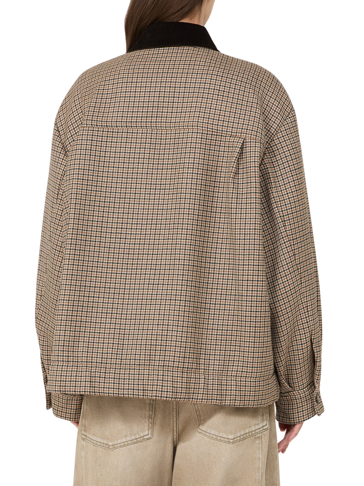 Giacca bomber in lana Pied de Poule Max Mara Weekend 2625086071600 001 