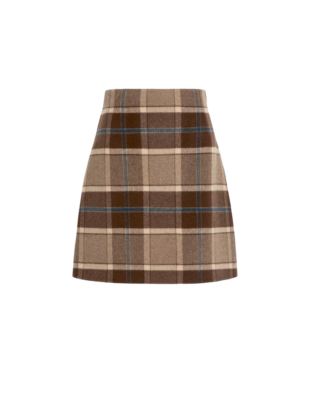 Gonna corta in lana Check Max Mara Weekend 2625106012600 001 