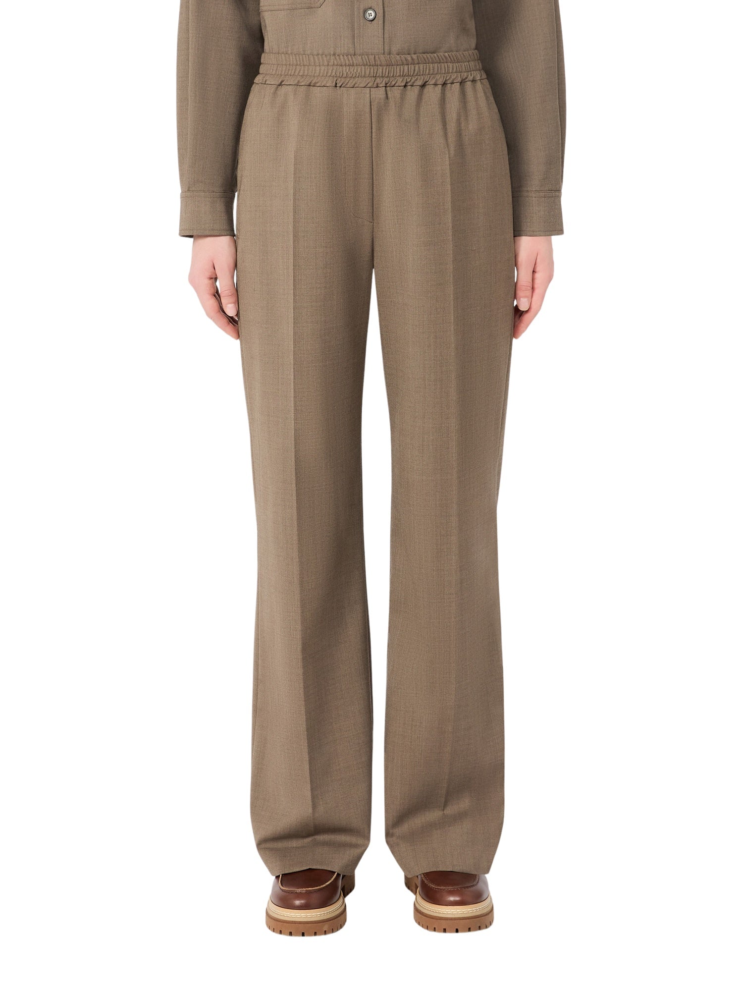Pantalone in batavia di lana stretch<BR/> Max Mara Weekend 2625136052600 001 