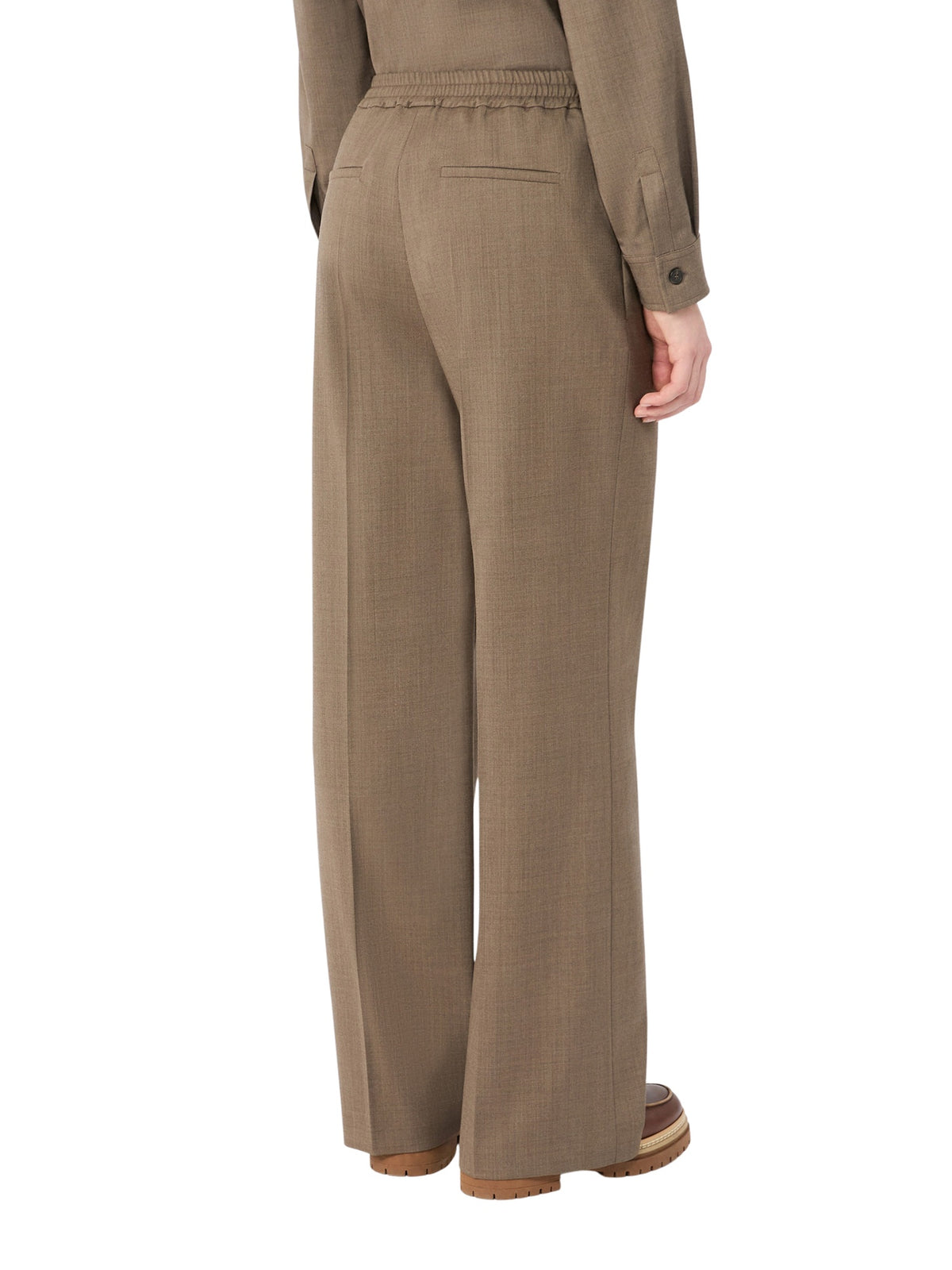 Pantalone in batavia di lana stretch<BR/> Max Mara Weekend 2625136052600 001 