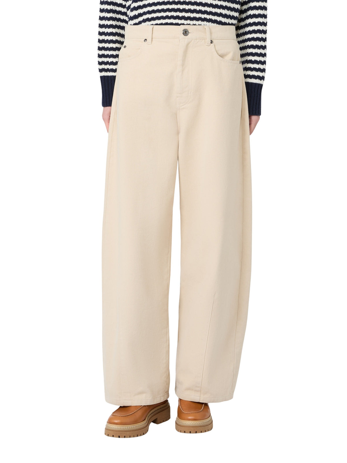 Pantalone in drill di cotone<BR/> Max Mara Weekend 2625136072600 001 