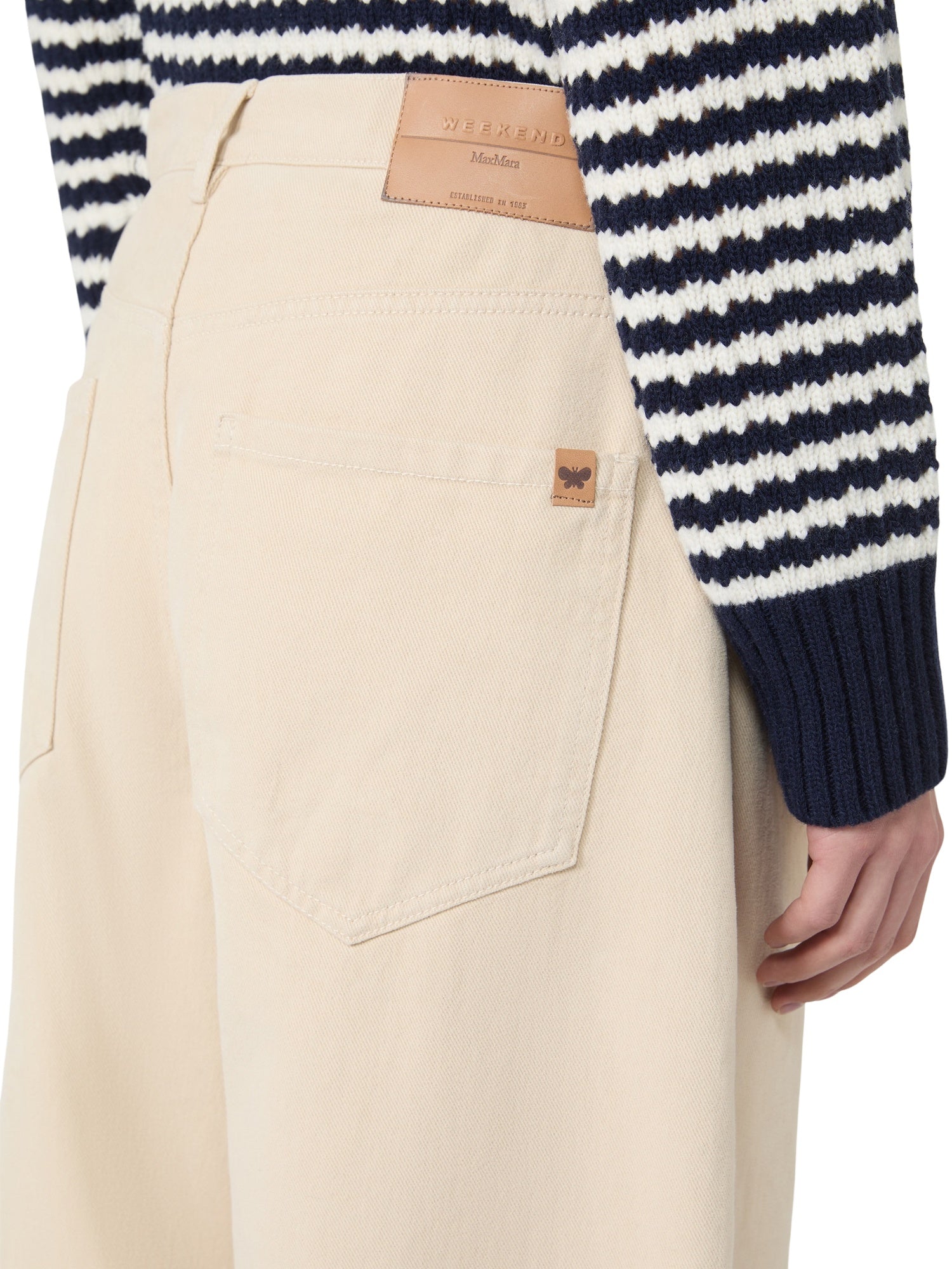 Pantalone in drill di cotone<BR/> Max Mara Weekend 2625136072600 001 