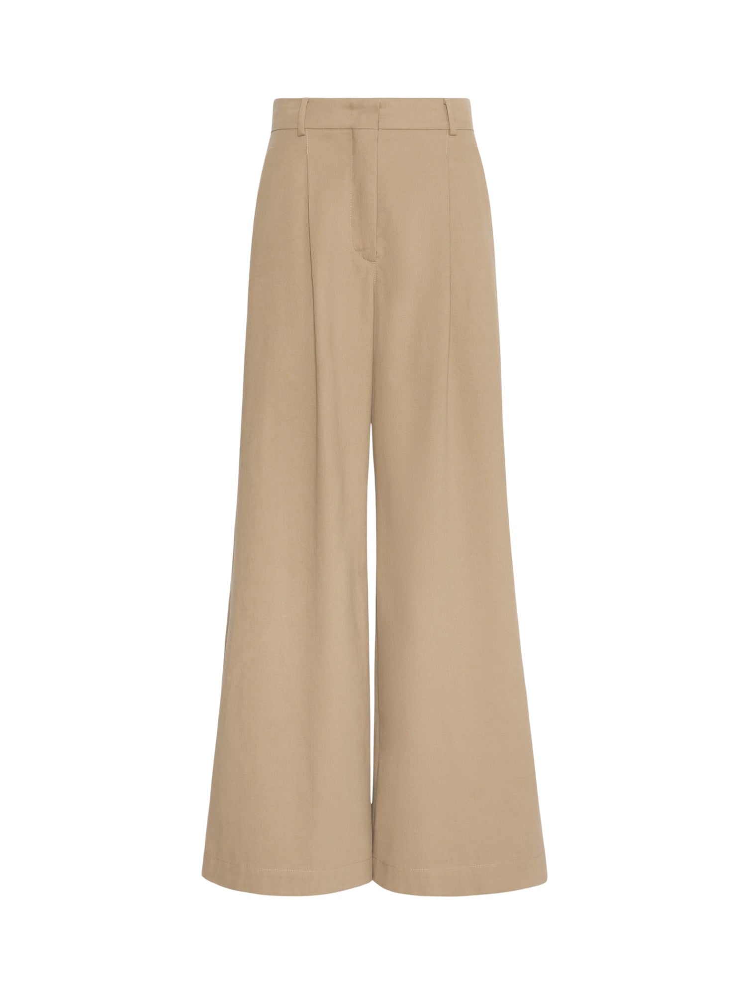 Pantaloni Ampi in Drill di Cotone Max Mara Weekend 2625136082600 001 