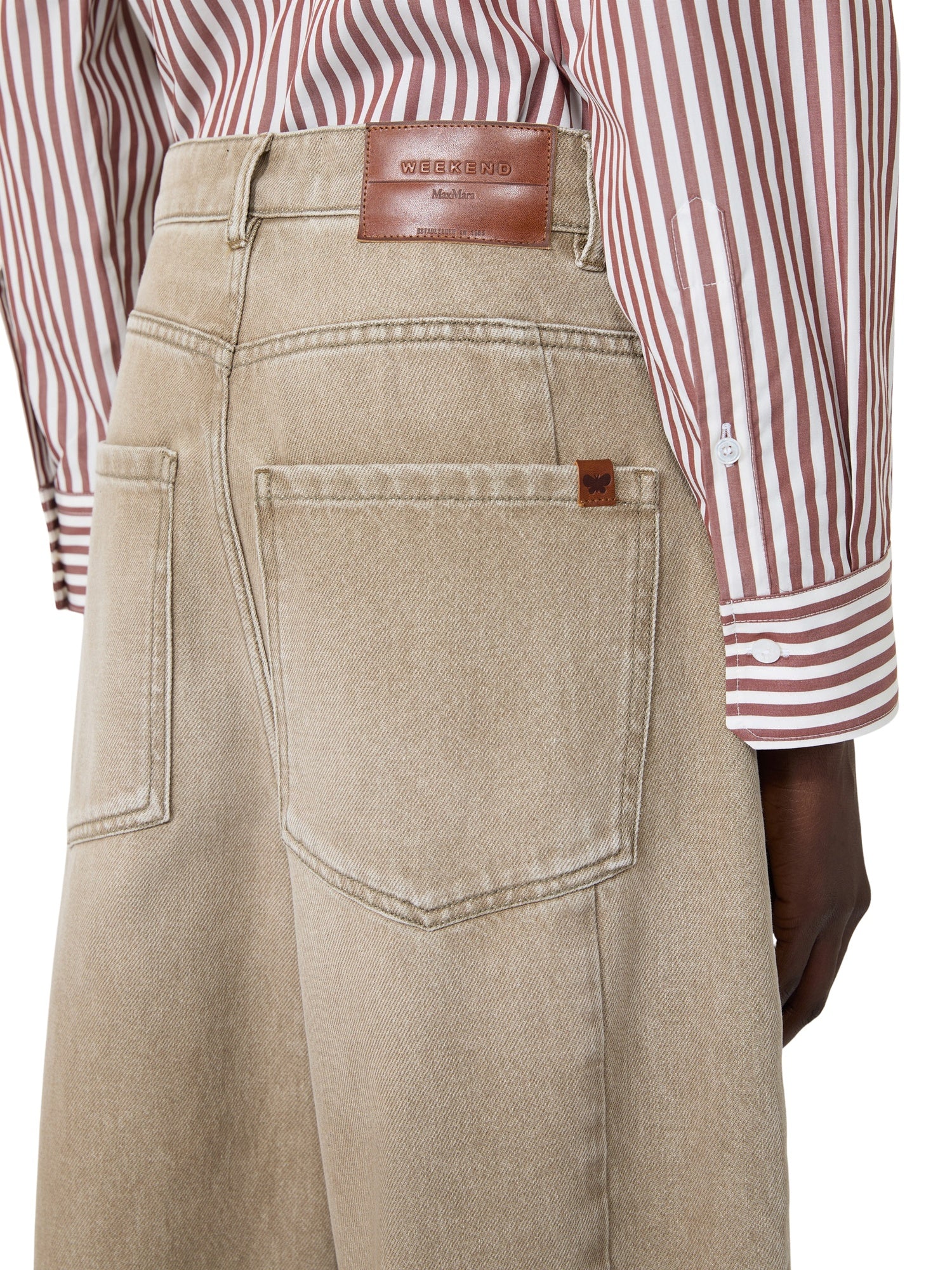 Jeans barrel leg in denim effetto used Max Mara Weekend 2625186061600 013 