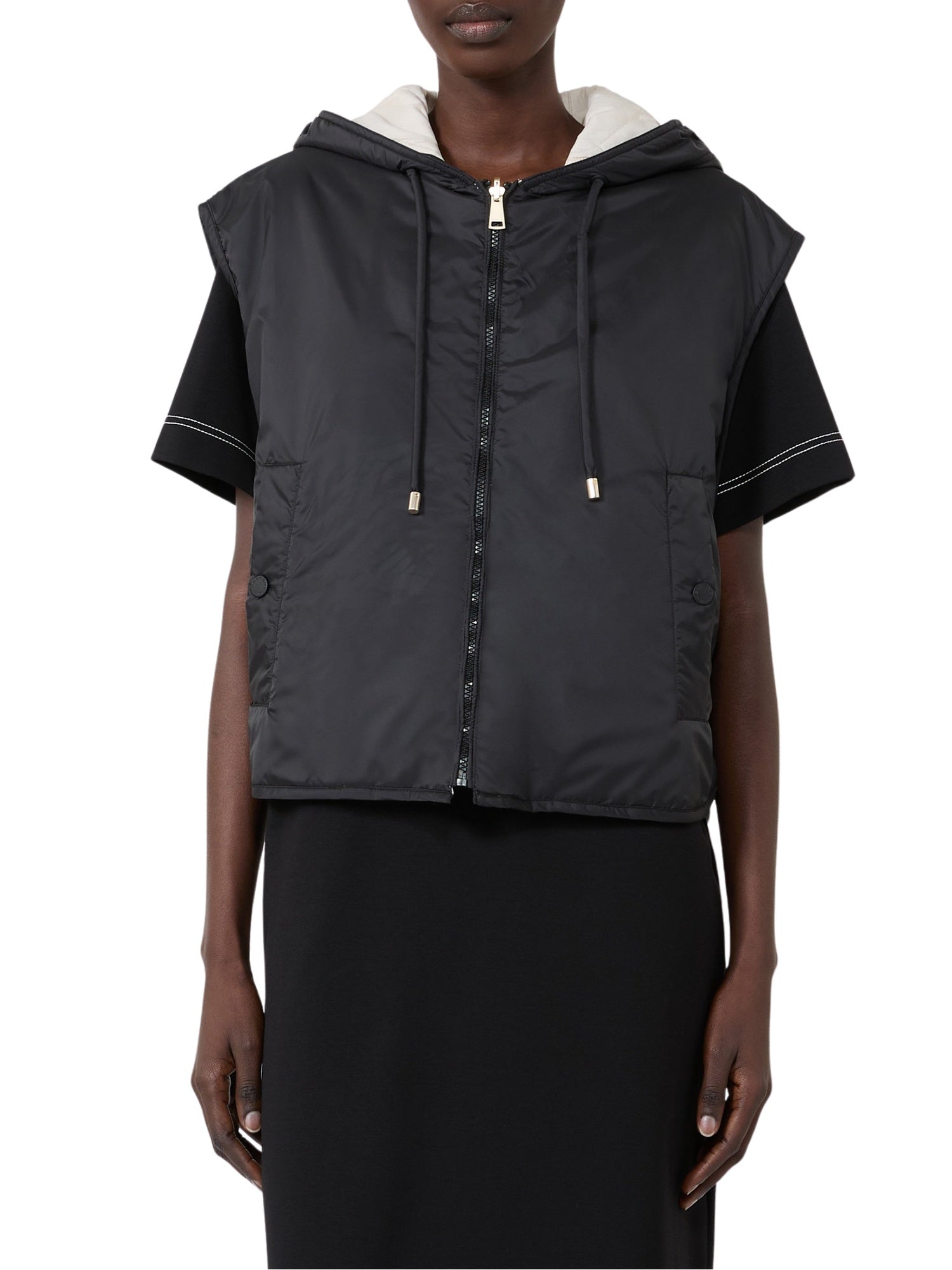 Gilet imbottito reversibile in tela antigoccia<BR/> Max Mara Weekend 2625296011600 005 